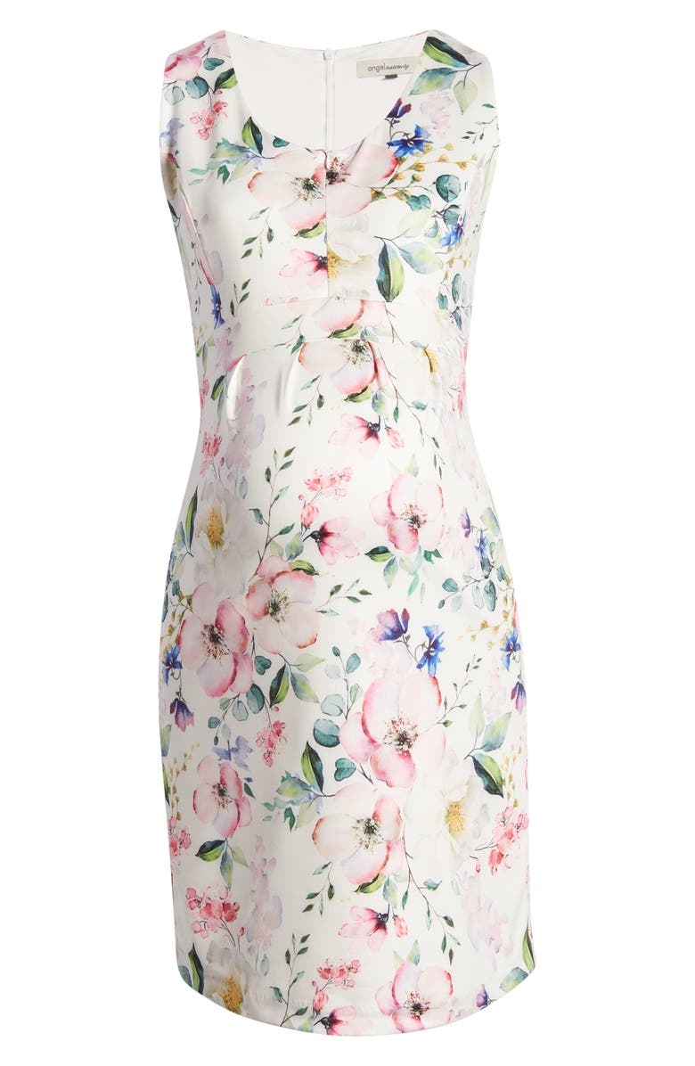 Angel Maternity Bloom Flora Maternity Dress, Alternate, color, 