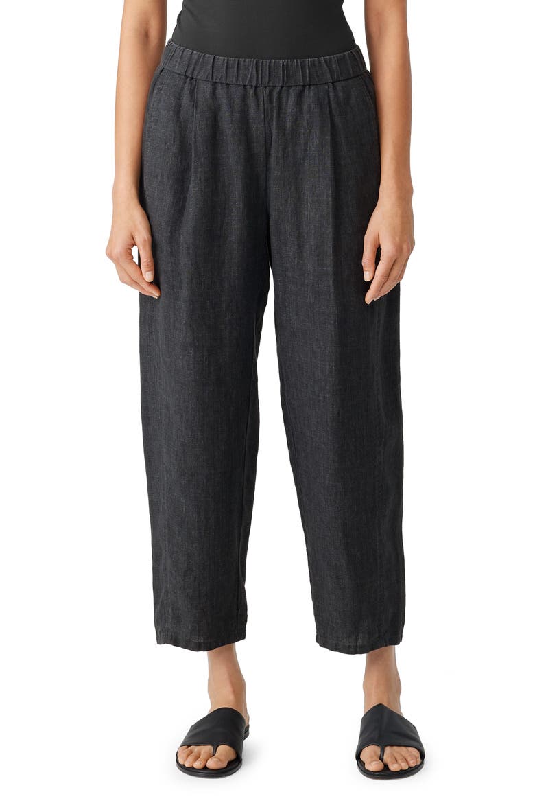 Crop Lantern Pants, Main, color, GRAPHITE