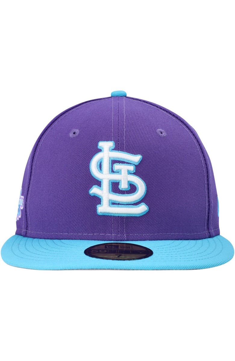 New Era Men's New Era Purple St. Louis Cardinals Vice 59FIFTY Fitted Hat, Alternate, color, 