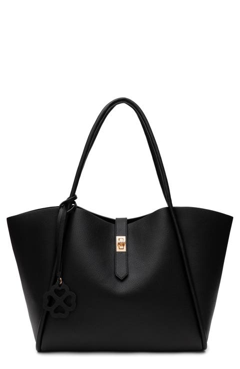 Faux Leather Tote
