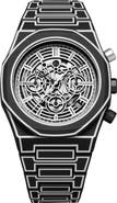 D1 Milano Sketch Skeleton Chronograph Bracelet Watch, 40.5mm