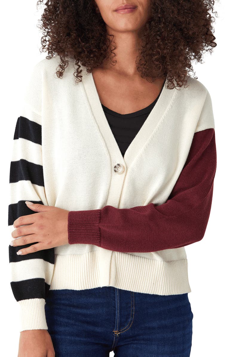 Threads 4 Thought Cicely Colorblock Cardigan, Main, color, 