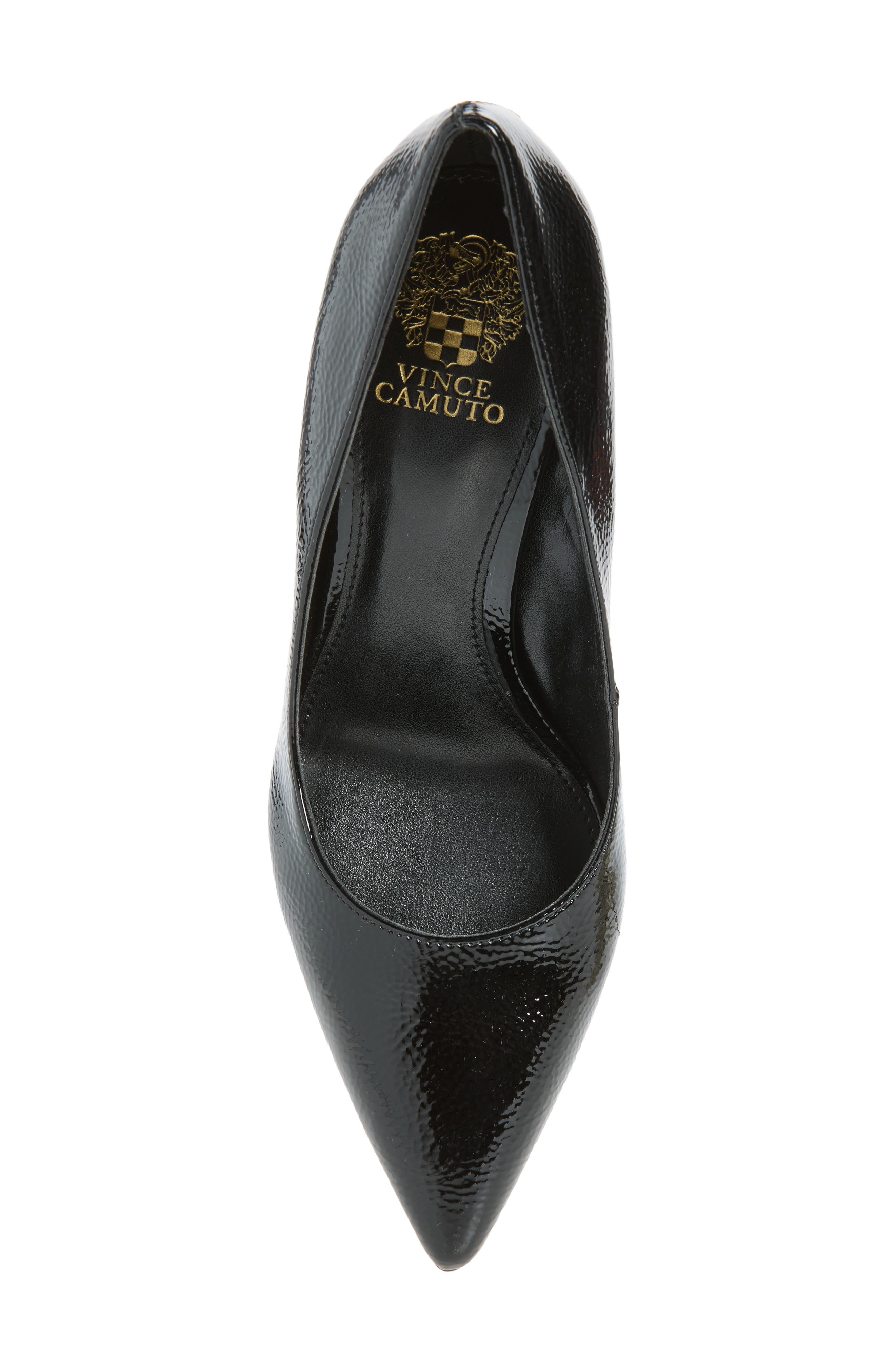Azlin Pointed Toe Pump, Alternate, color, BLACK