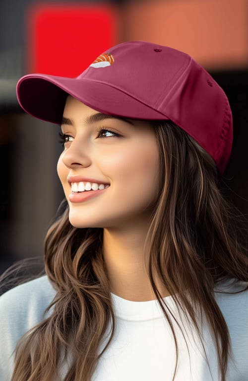 DALIX DALIX SALMON SUSHI EMBROIDERED DAD CAP
