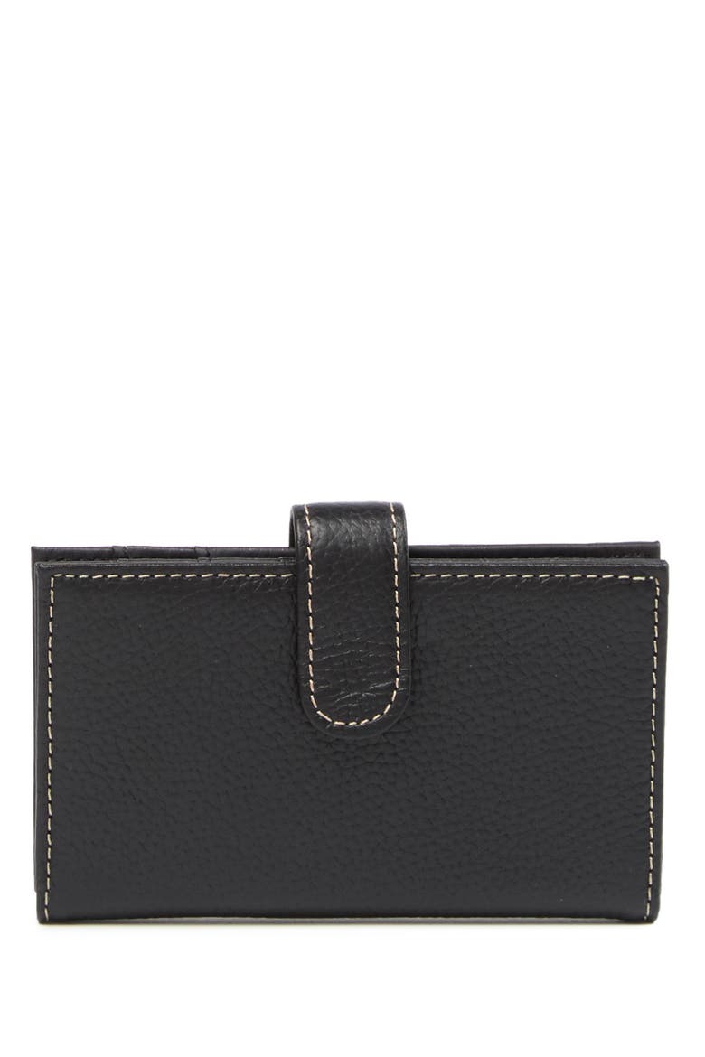 Leather RFID Bifold Wallet, Main, color, 08N-BLACK