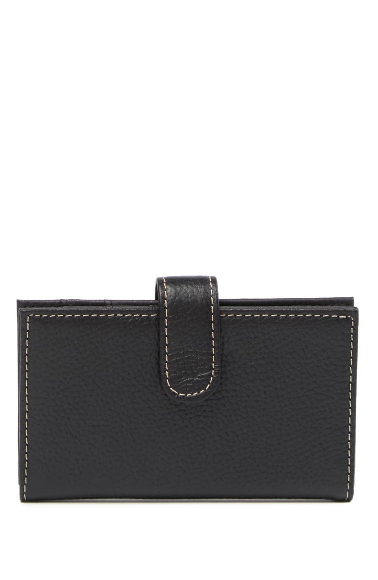 MUNDI SMALL LEATHER GOODS Leather RFID Bifold Wallet, Main, color, 08N-Black