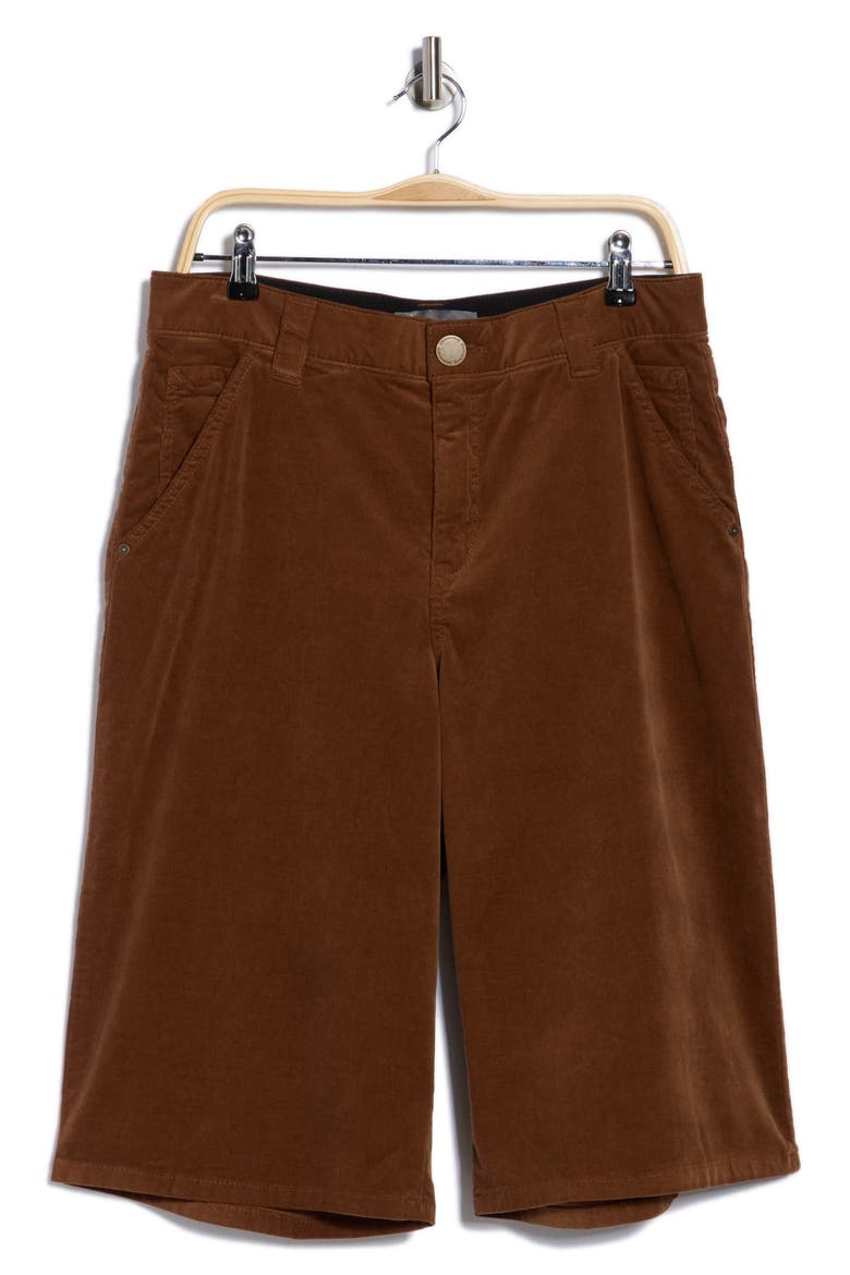 Corduroy Culottes, Main, color, TOBACCO