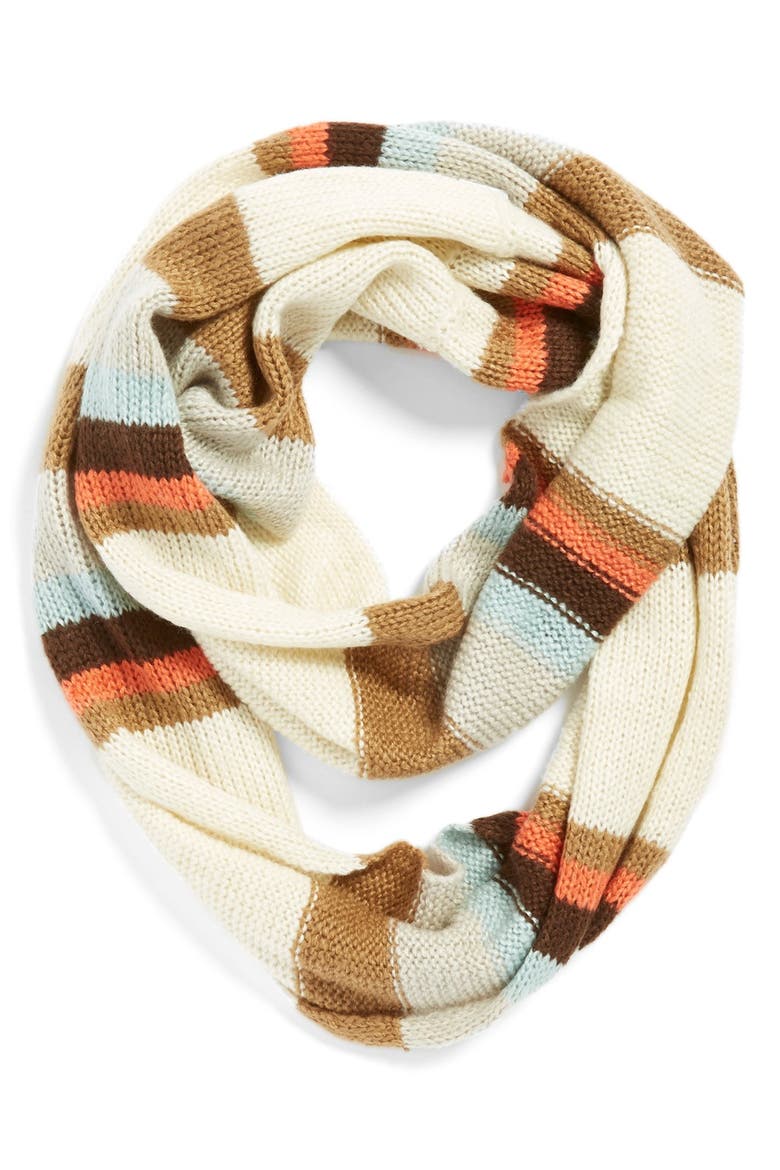 'Laura' Infinity Scarf, Main, color, NATURAL