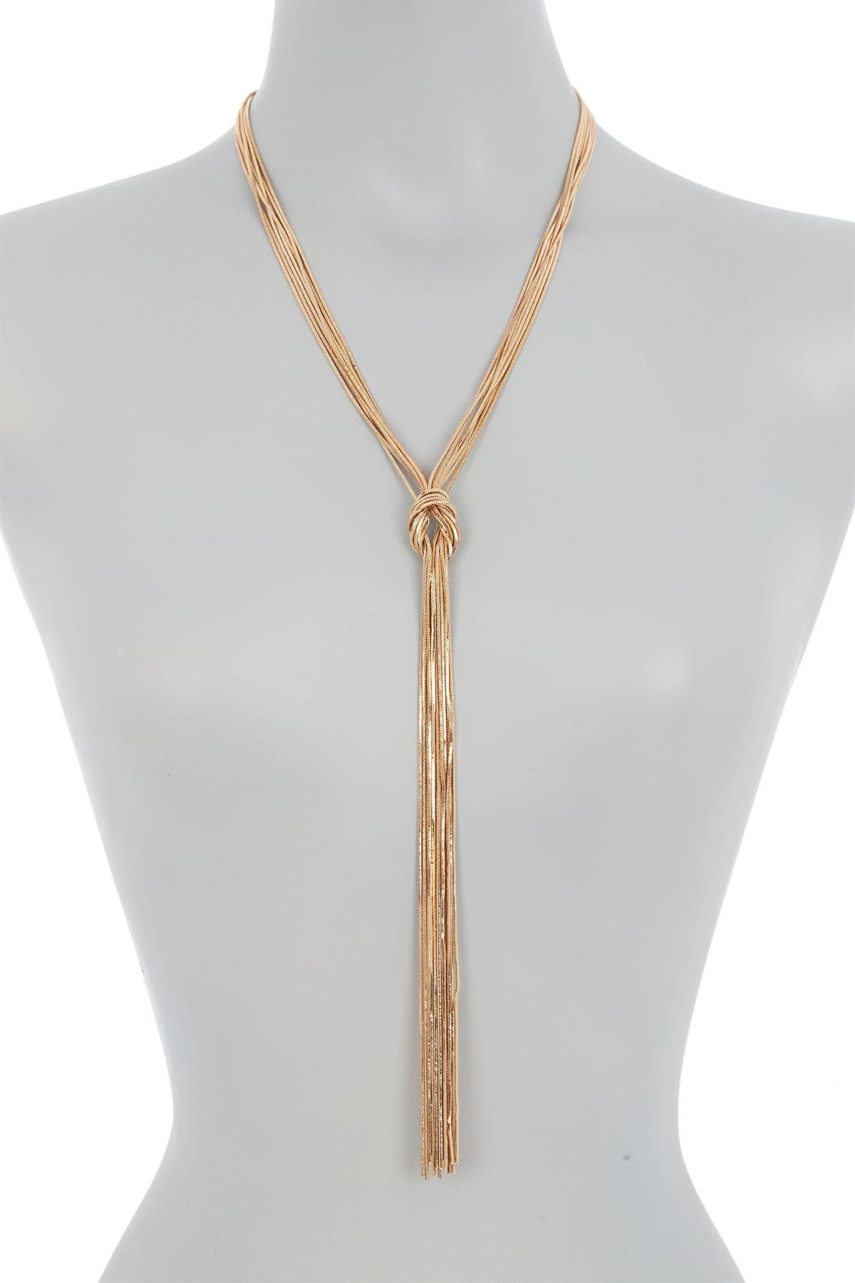 NORDSTROM RACK Multi Strand Knotted Y-Necklace