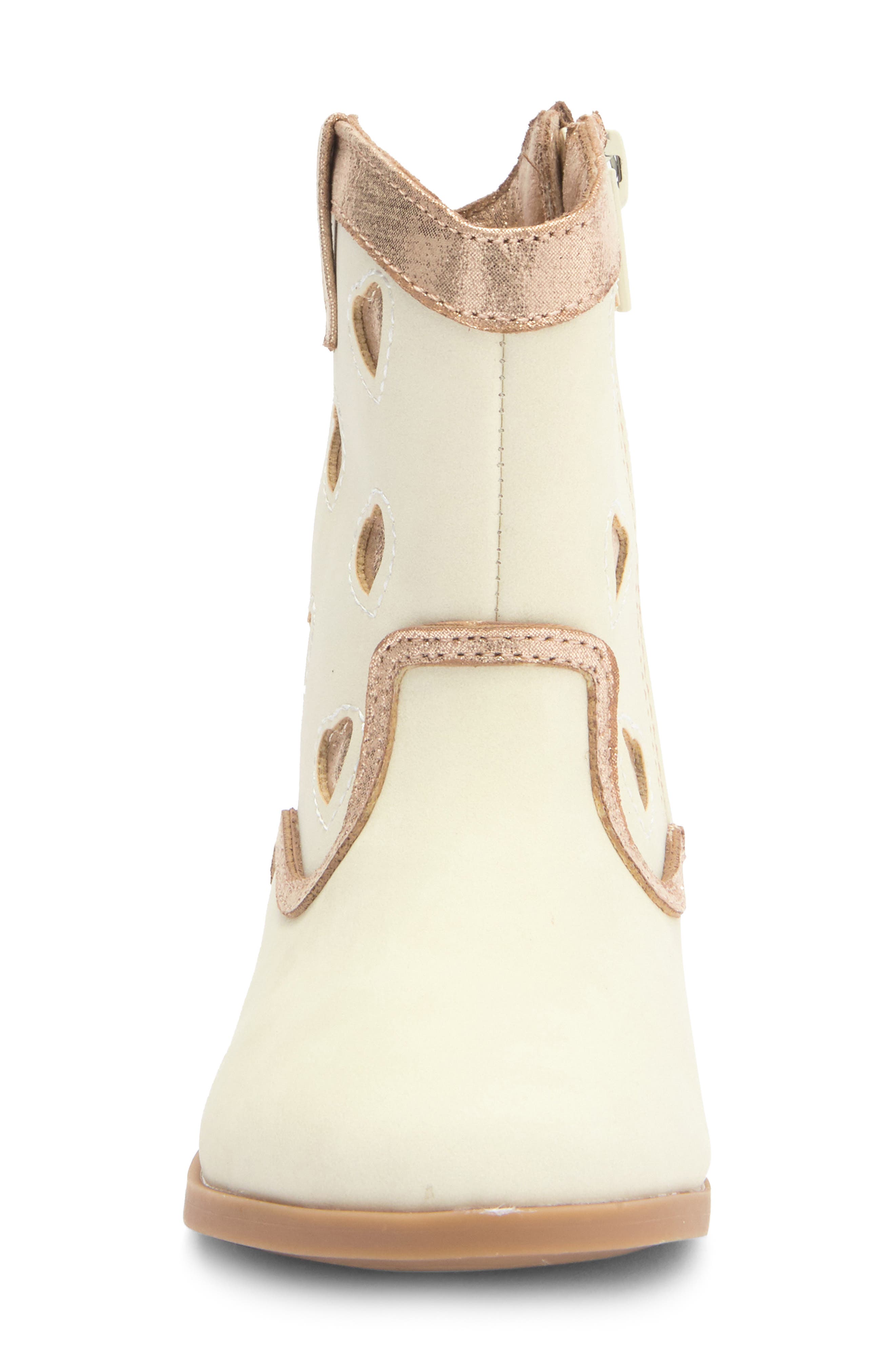 Tucker + Tate Gloria Heart Western Boot, Alternate, color, Gold Multi