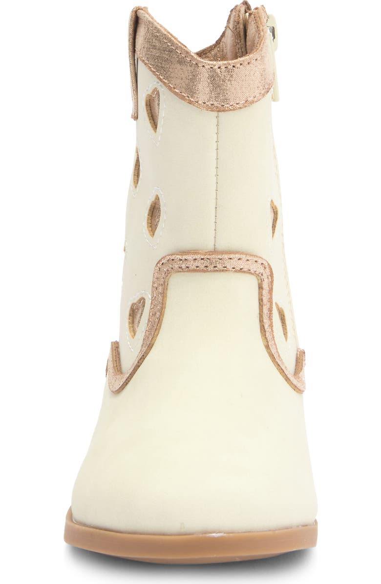 Tucker + Tate Gloria Heart Western Boot, Alternate, color, Gold Multi