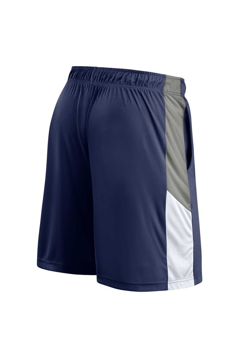 Men's Profile Navy/Gray Milwaukee Brewers Team Shorts, Alternate, color, Gray