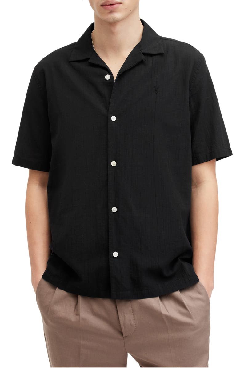 AllSaints Valley Camp Shirt, Main, color, 