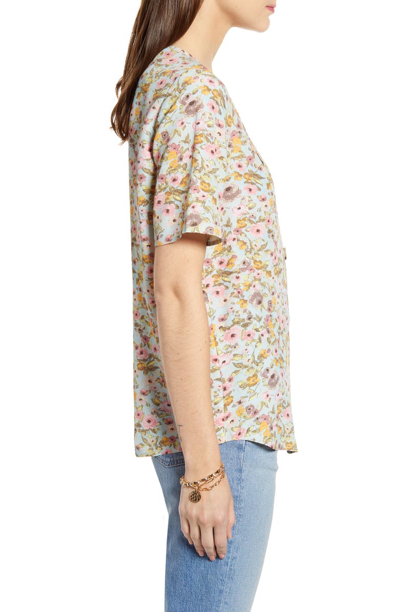 Something Navy Easy Woven Top, Alternate, color, 