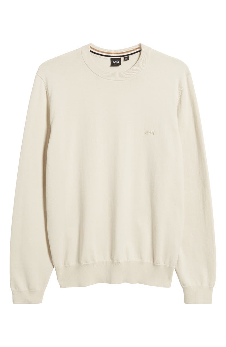 BOSS Pacas Cotton Crewneck Sweater, Main, color,