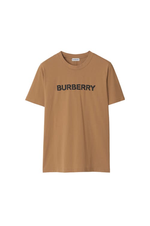 Burberry Regular Logo T-shirt In Brown