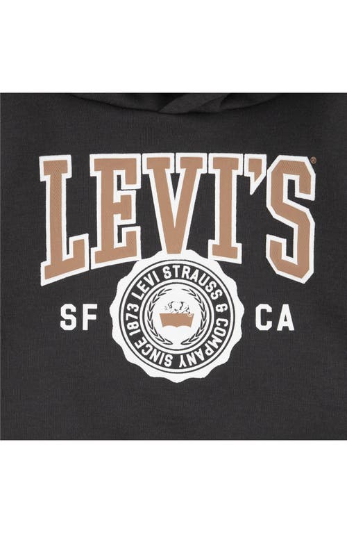 Levi's Fleece Logo Hoodie & Joggers Set In Black