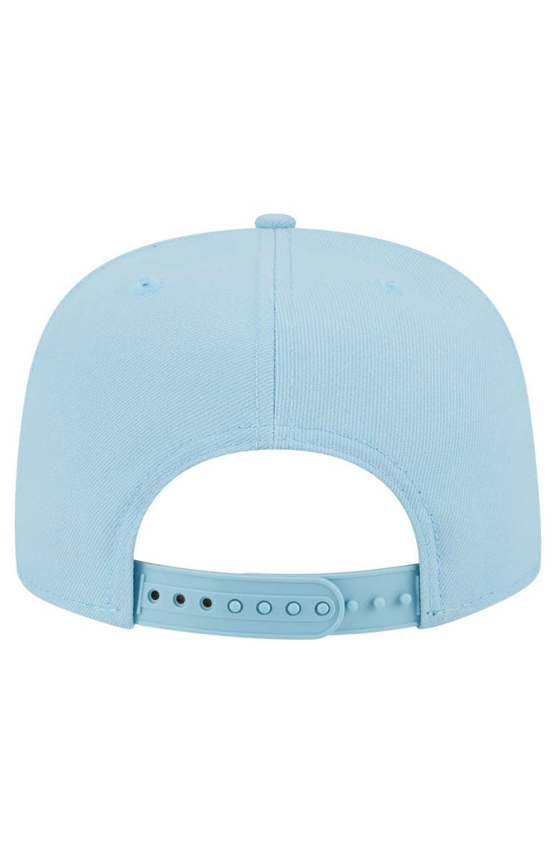 New Era Men's New Era  Light Blue Detroit Lions Color Pack A-Frame 9FIFTY Snapback Hat, Alternate, color, 