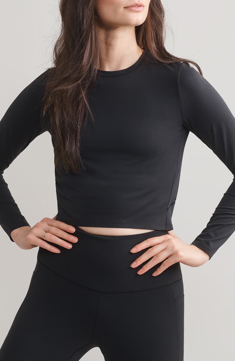 Rhone Serene Fitted Long Sleeve Performance Top, Main, color, 