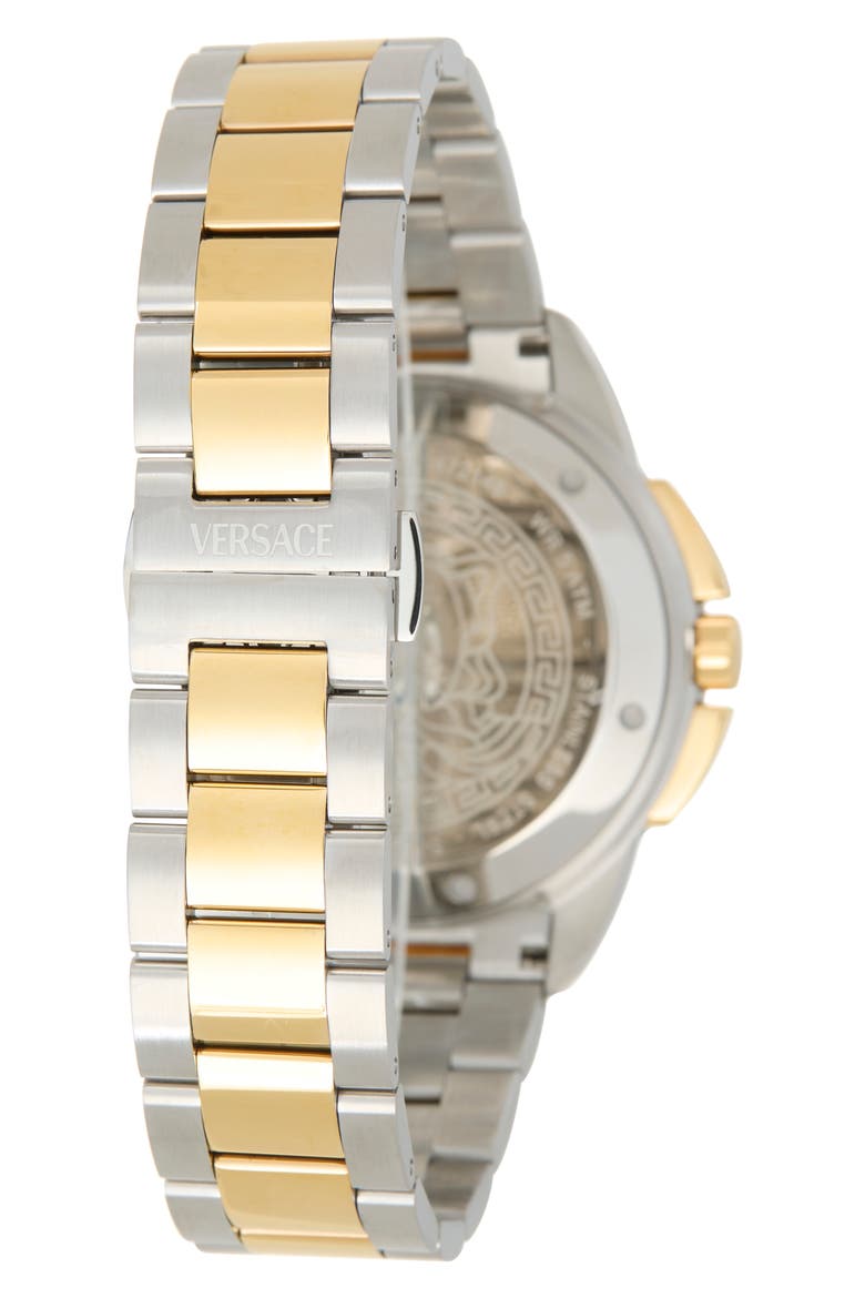 V-Sport Chrono Bracelet Watch, 44mm, Alternate, color, TWO TONE/ WHITE