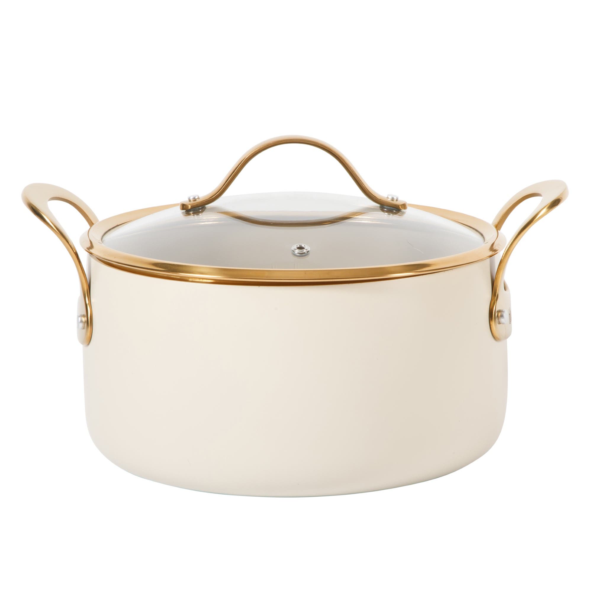 selected Linen White with Gold Handle