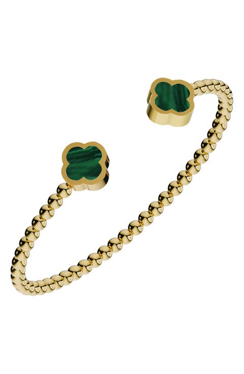 Clover Flex Cuff Bracelet