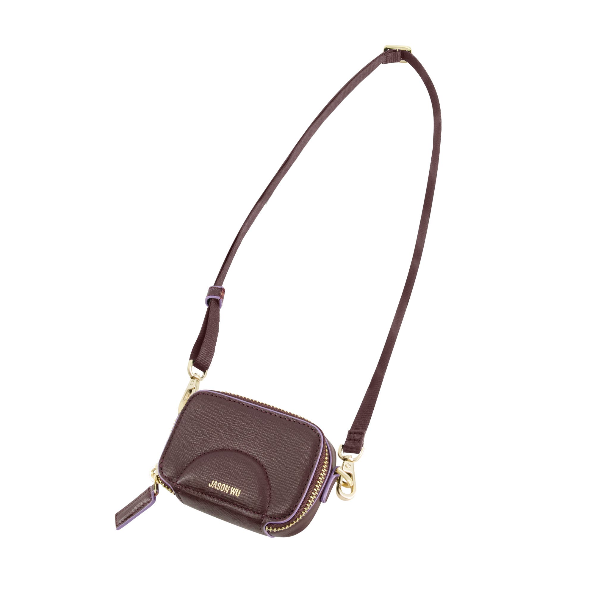 Micro Crossbody Bag, Alternate, color, CABERNET