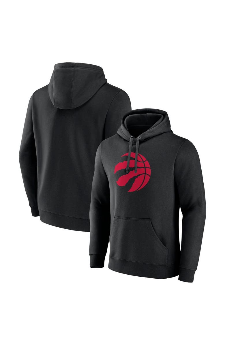 FANATICS Men's Fanatics Branded  Black Toronto Raptors Primary Logo Pullover Hoodie, Main, color, Black