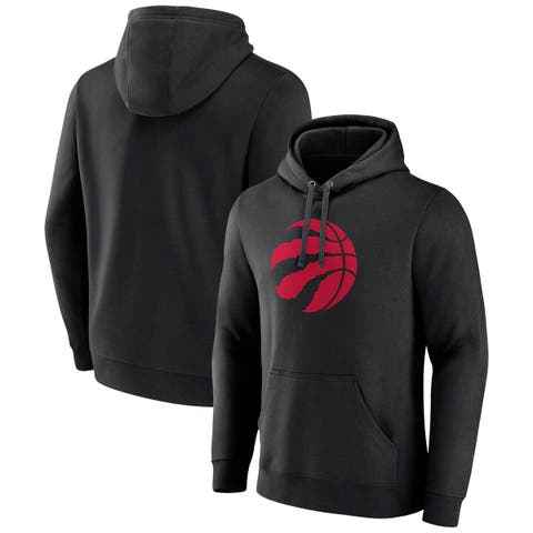 Men's Fanatics Branded  Black Toronto Raptors Primary Logo Pullover Hoodie