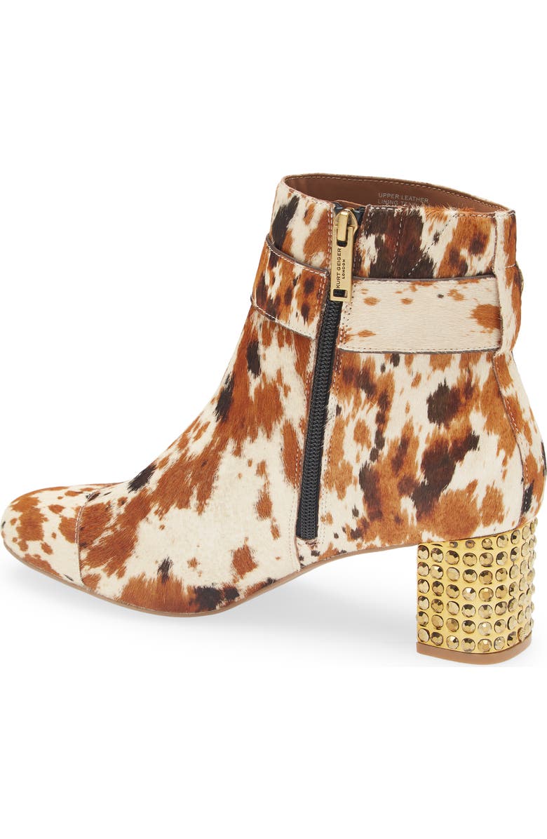 Kurt Geiger London Mayfair Genuine Calf Hair Ankle Boot, Alternate, color, Open White