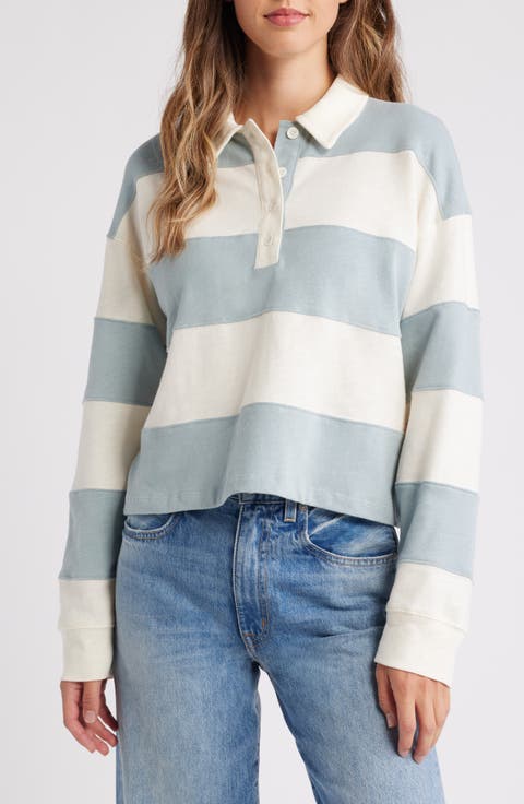 Crop Cotton Rugby Shirt