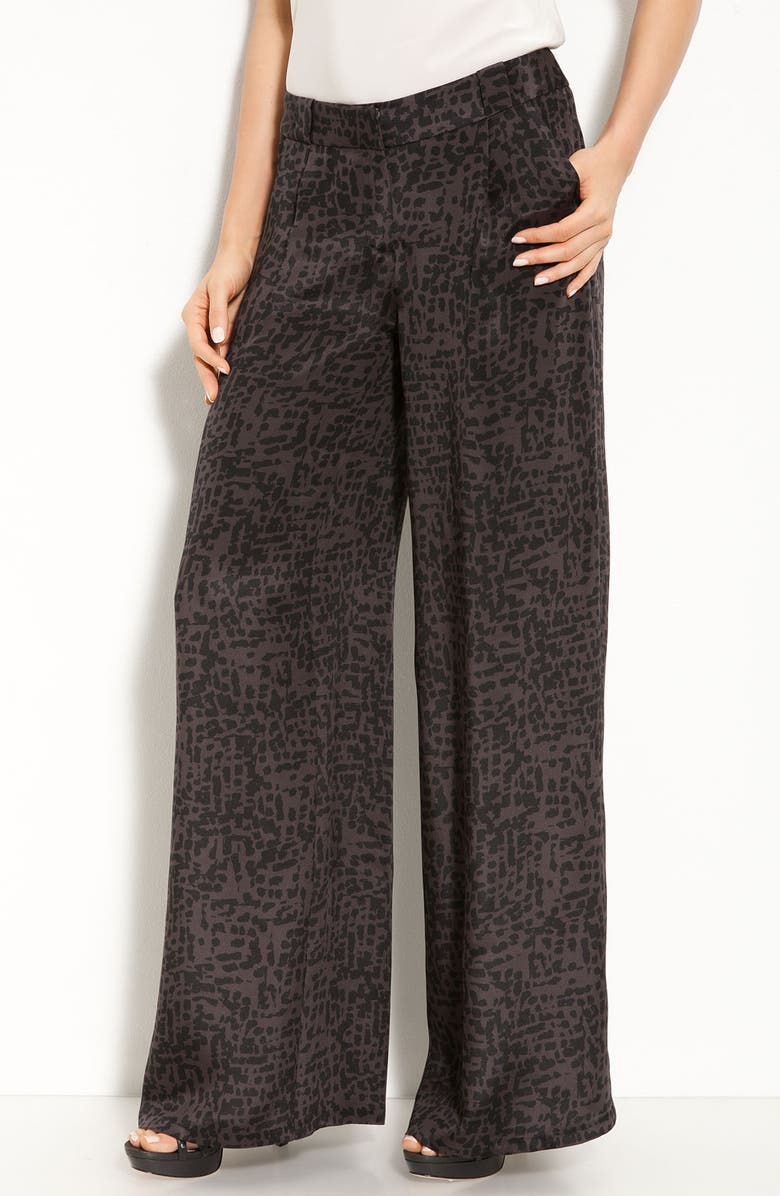 Classiques Entier<sup>®</sup> 'Seta' Wide Leg Silk Pants, Main, color,