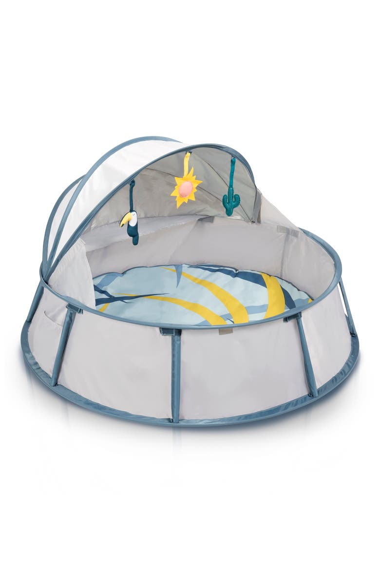 Babyni Pop-Up 3-in-1 Playpen, Main, color, BLUE