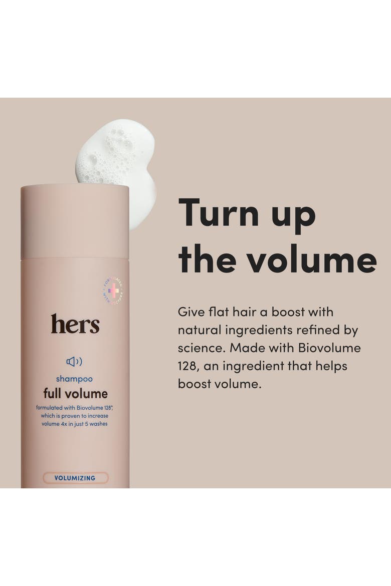 Full Volume Shampoo Volumizing, Shine Enhancing, Soft Cedar & Citron Formula, Alternate, color, Beige