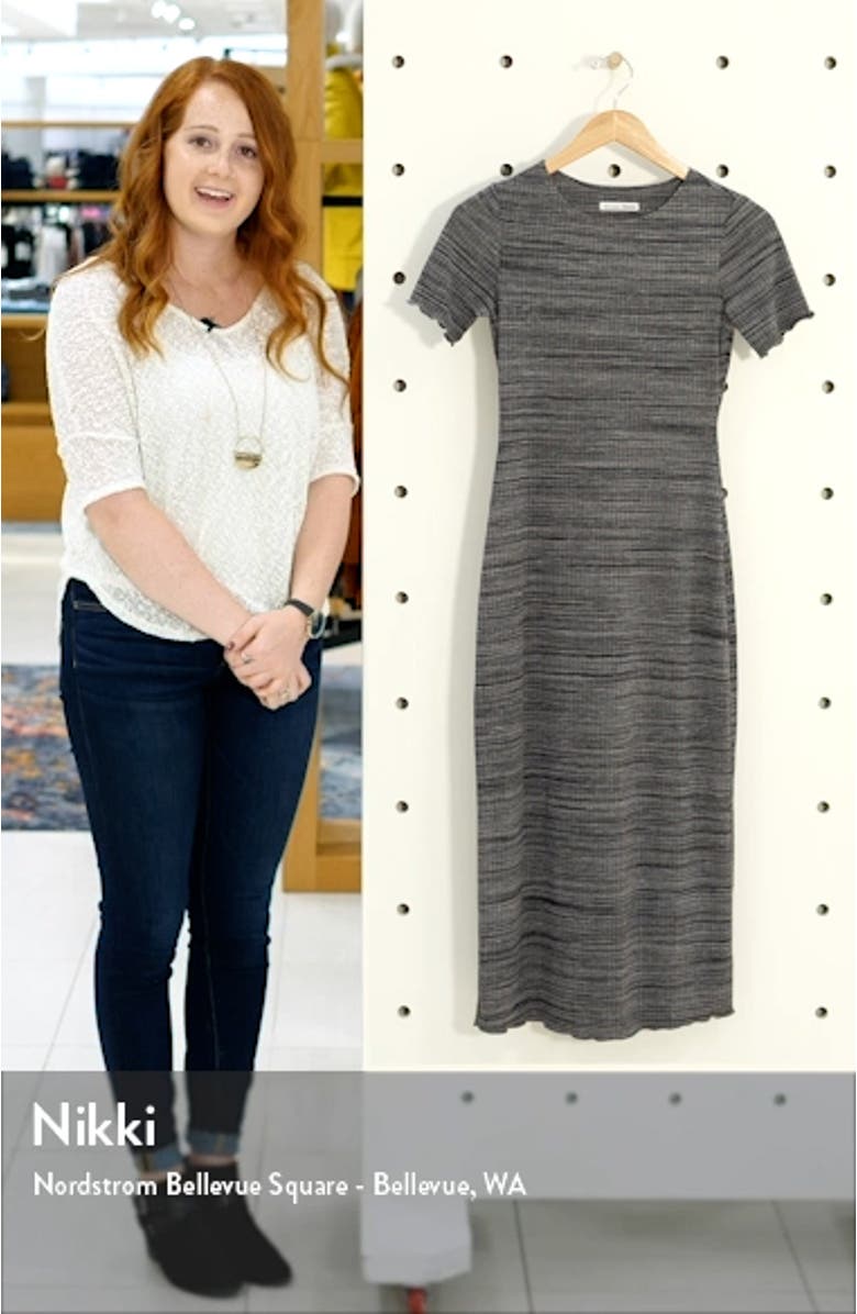 Perry Rib Midi Dress, sales video thumbnail
