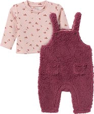 Modern Moments™ by Gerber Microplush Overall & Shirt Set