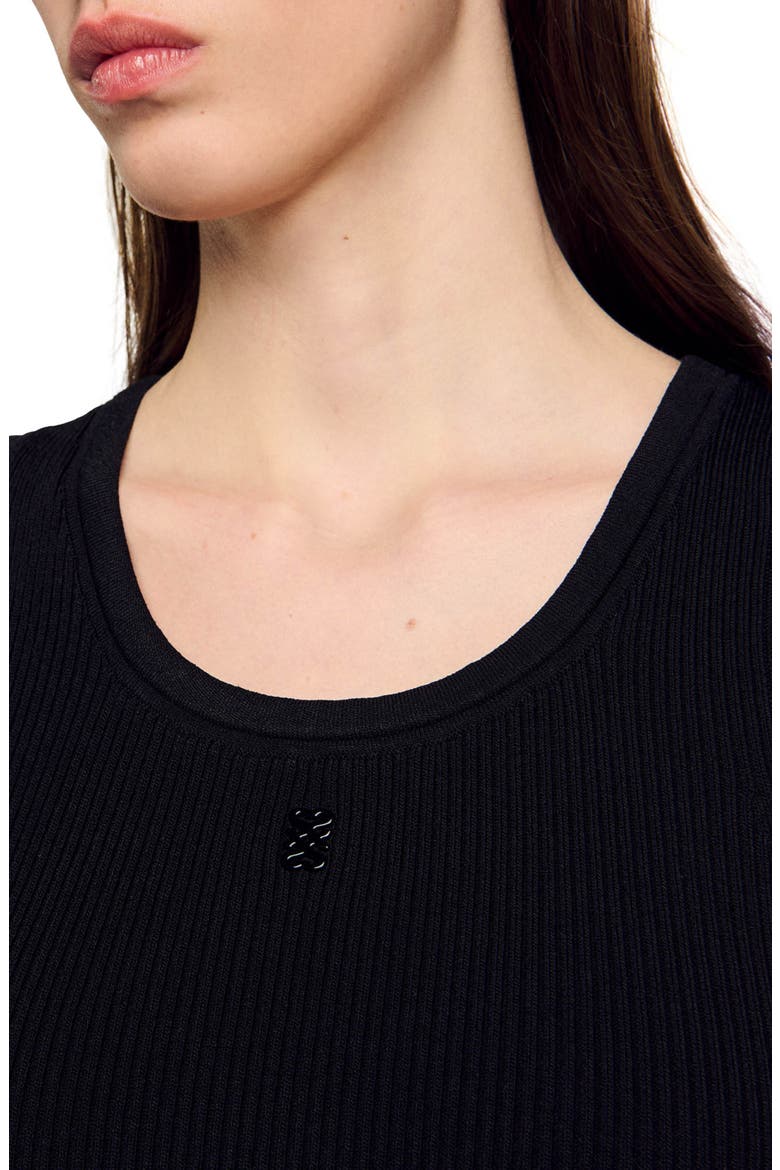 Vest top dress, Alternate, color, Black