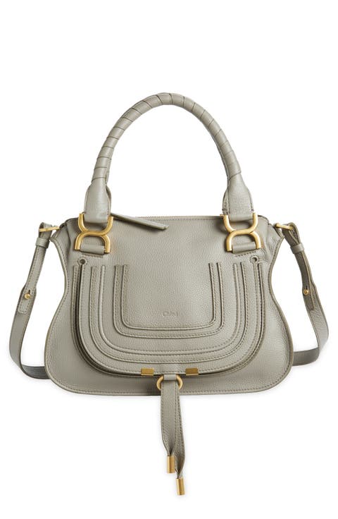 Small Marcie Leather Satchel