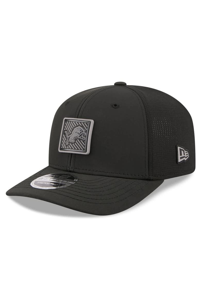 Men's New Era  Black Detroit Lions 2026 NFL Training Camp 9SEVENTY Adjustable Hat, Alternate, color, Black