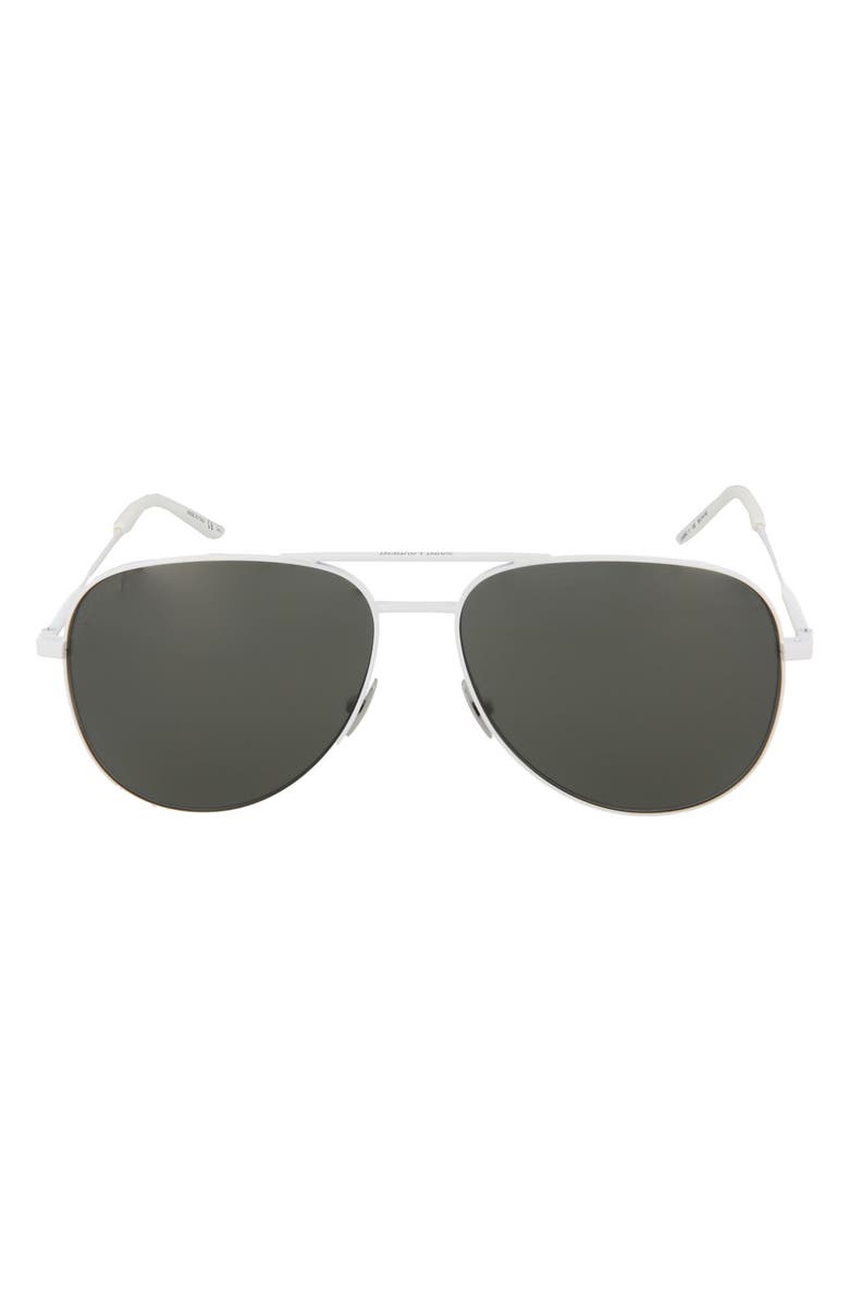 Saint Laurent 59mm Classic Aviator Sunglasses, Main, color, 