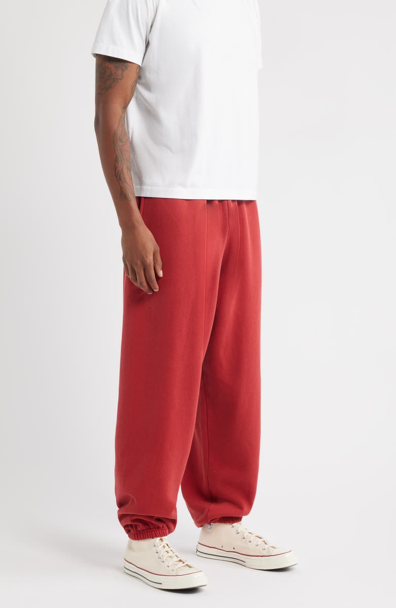 Elwood Bubble Cotton Blend Sweatpants, Alternate, color, Cherry