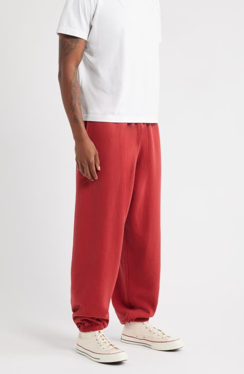 Elwood Bubble Cotton Blend Sweatpants In Red
