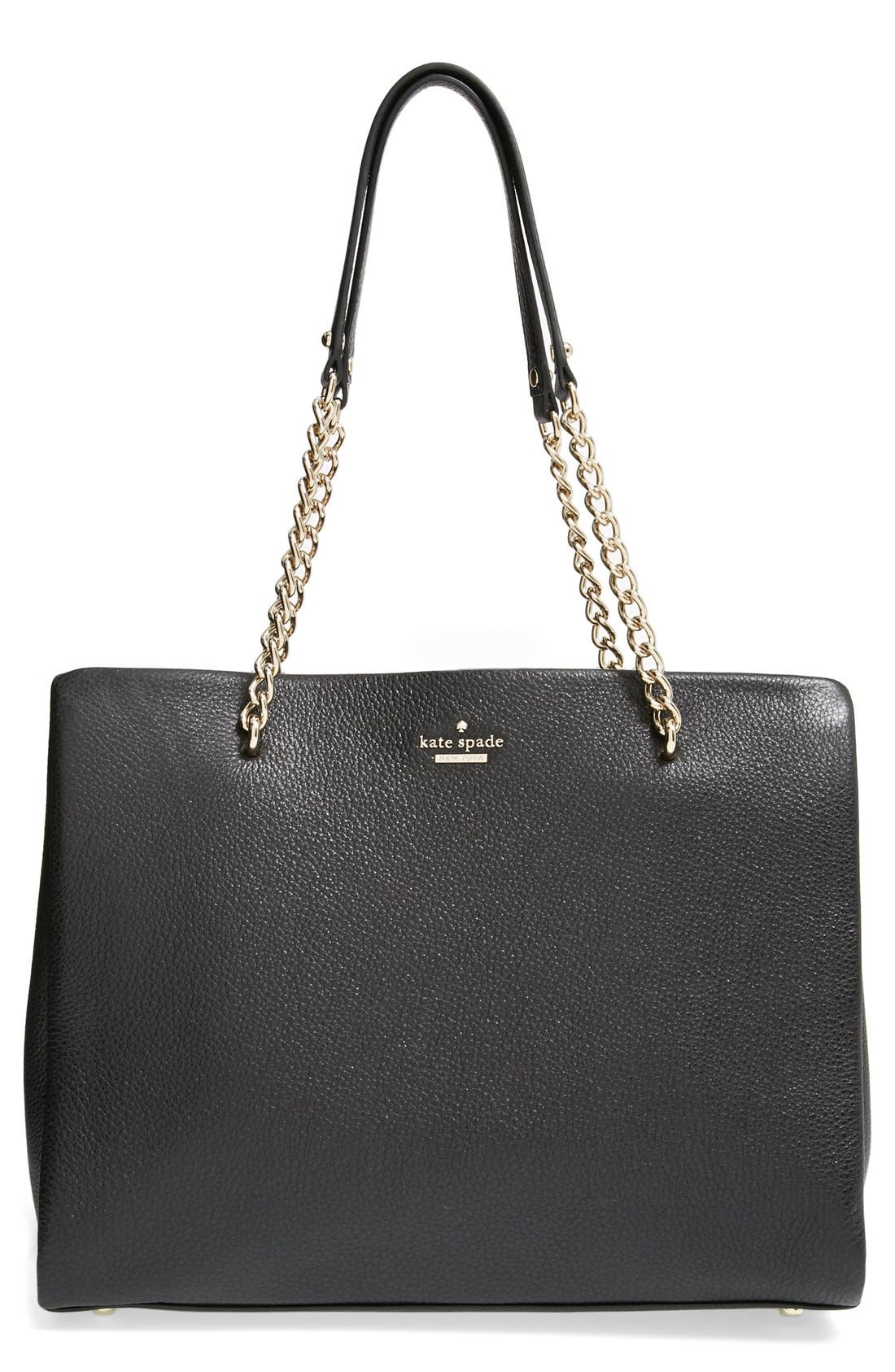 Kate Spade New York 'emerson place - smooth phoebe' leather shoulder bag, Main, color, 