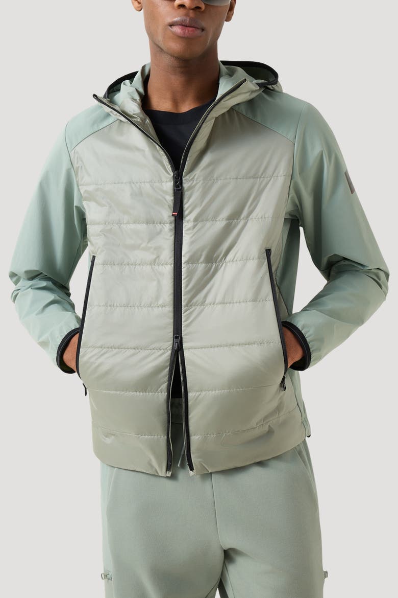 Kegan Hybrid Jacket, Alternate, color, Eucalyptus