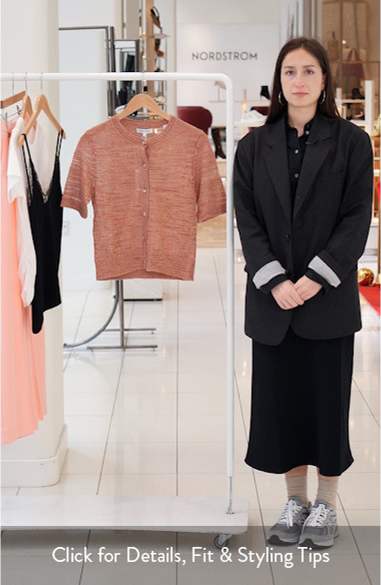 Shana Linen Blend Cardigan, sales video thumbnail