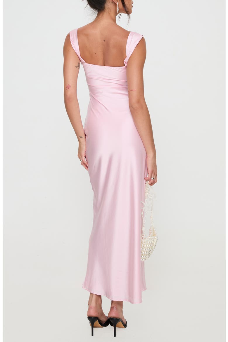 azura off the shoulder maxi dress pink Azura Off The Shoulder Maxi Dress Pink Princess Polly