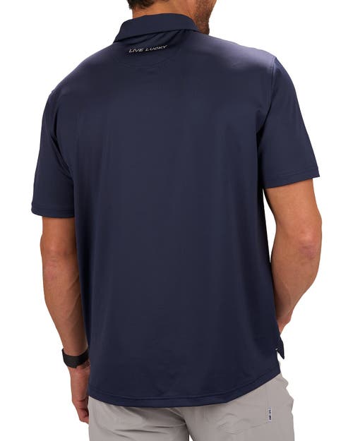 Black Clover Crockett Polo In Blue