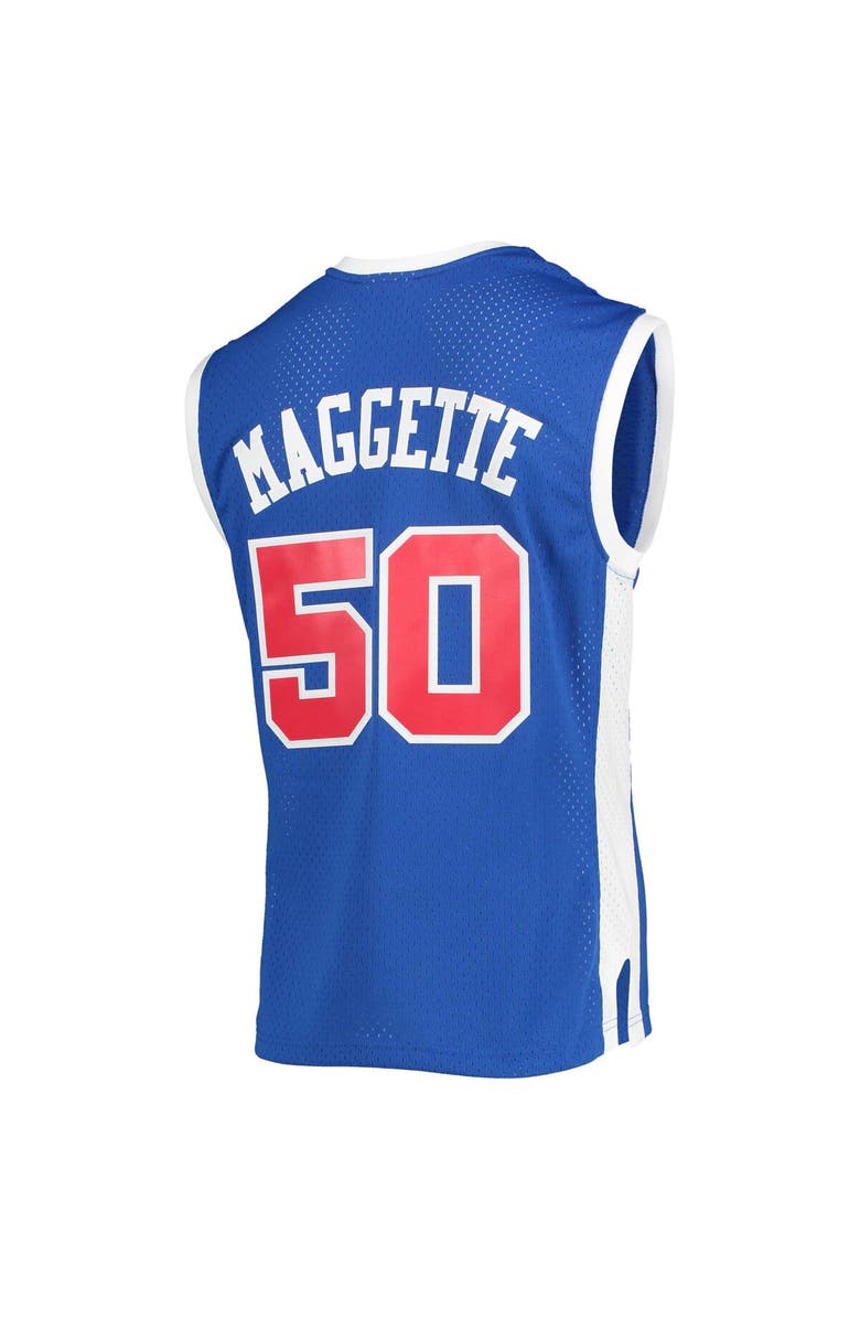 Mitchell & Ness Men's Mitchell & Ness Corey Maggette Royal LA Clippers 2001/02 Hardwood Classics Swingman Jersey, Alternate, color,