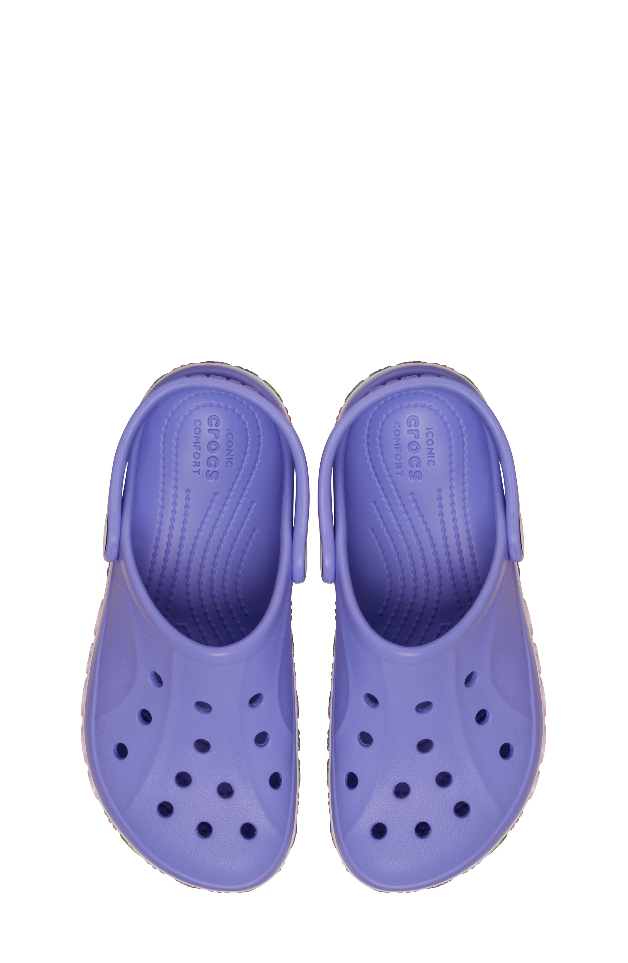 CROCS Kids' Bayaband Flower Clog, Alternate, color, Digital Violet