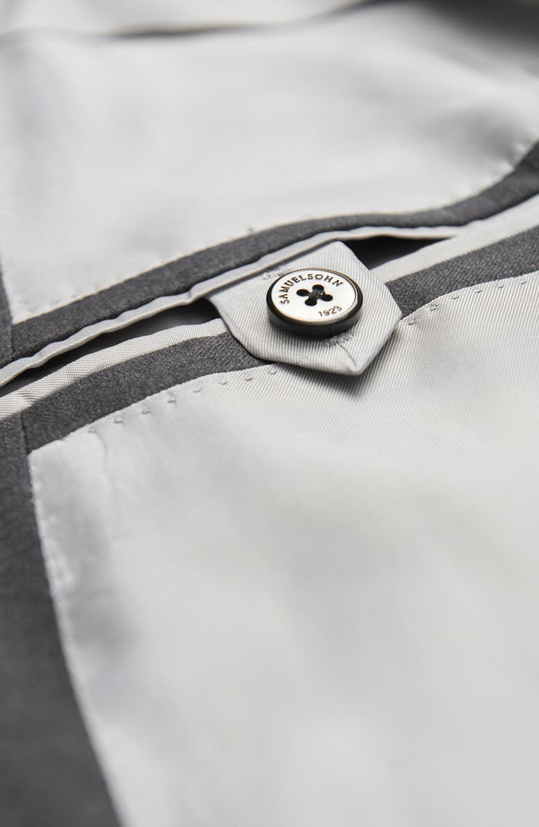 Samuelsohn Solid Wool Suit, Alternate, color, 